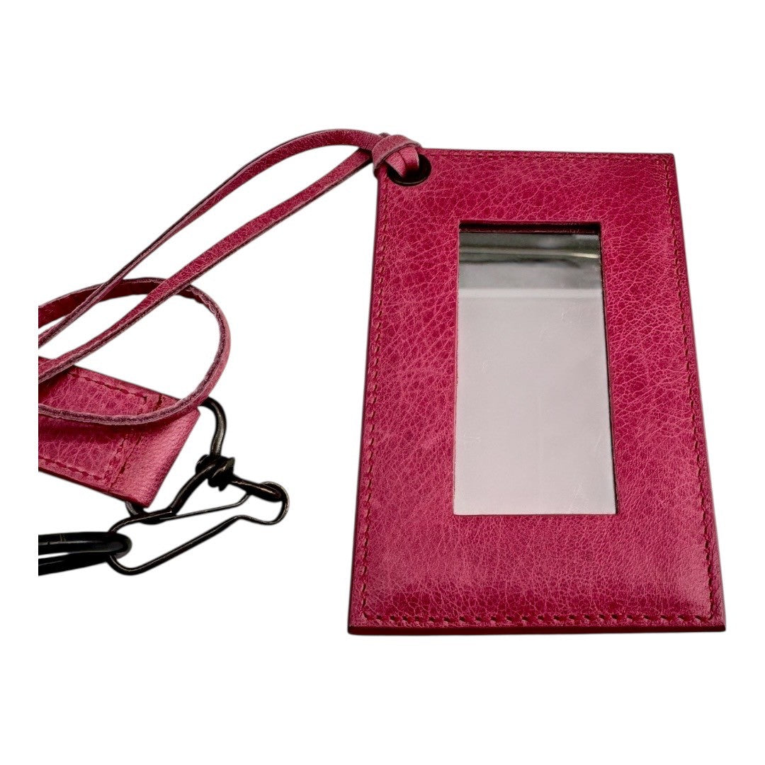 BALENCIAGA Women's handbag in pink with mirror strap