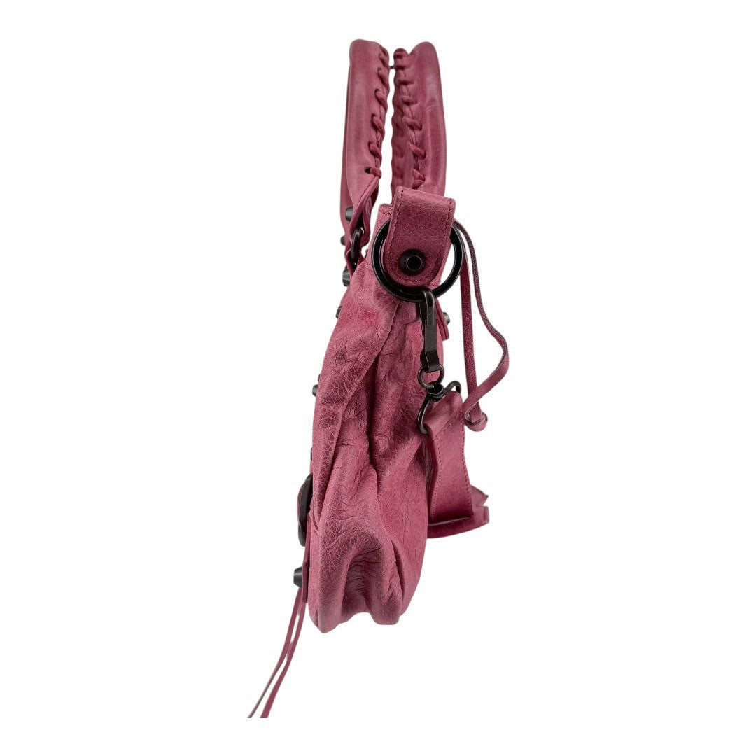BALENCIAGA Women's handbag in pink with mirror strap