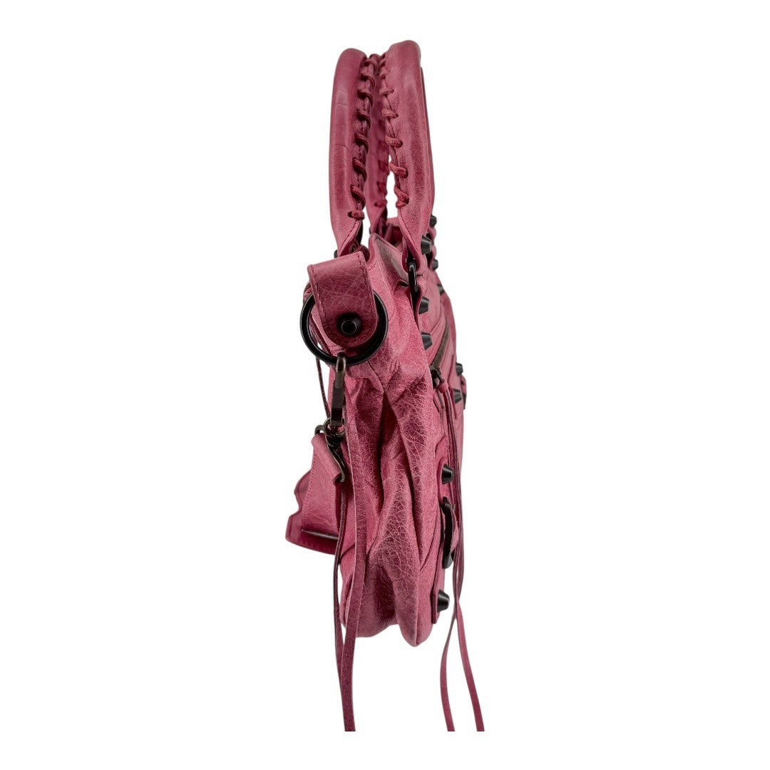 BALENCIAGA Women's handbag in pink with mirror strap