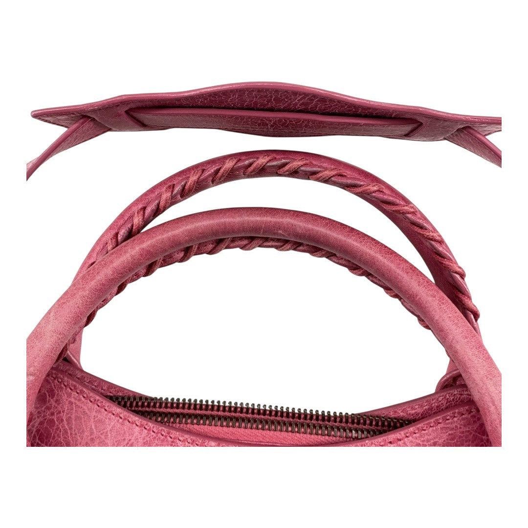 BALENCIAGA Women's handbag in pink with mirror strap