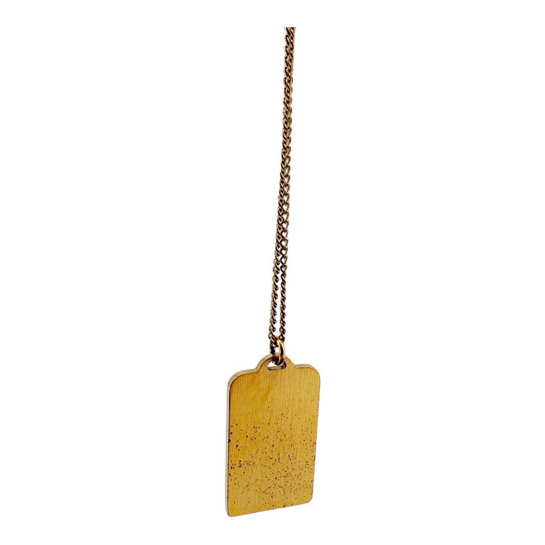 CHANEL Women's Necklaces Accessories Logo Plates