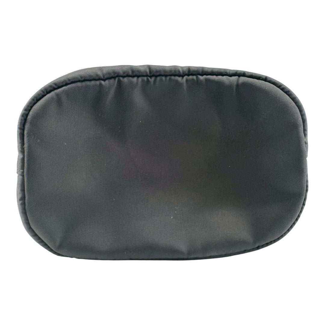 PRADA Pouch, nylon, ladies' bag, triangle logo, drawstri
