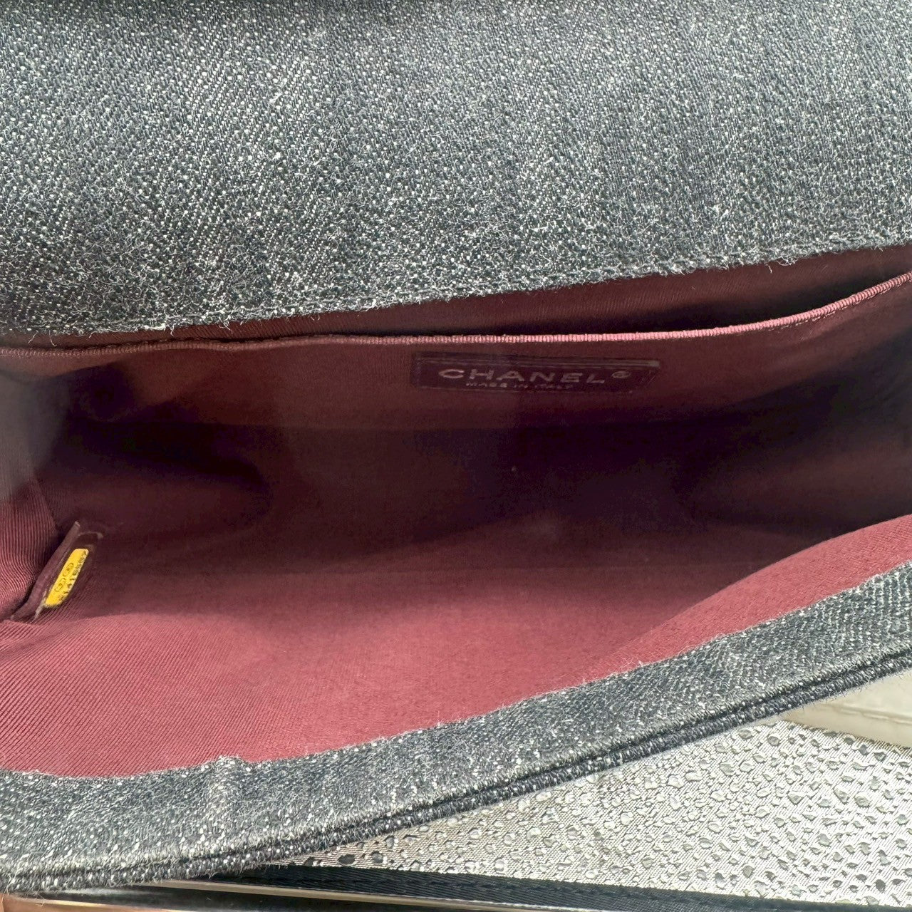 CHANEL Shoulder bag denim boy chanel