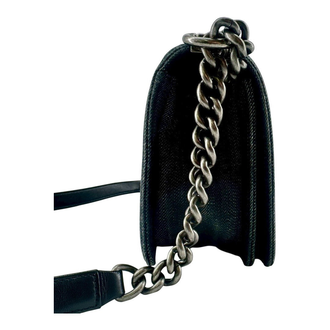 CHANEL Shoulder bag denim boy chanel