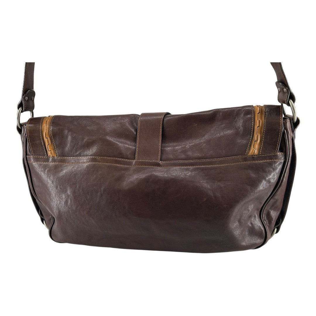 Dior Saddle Gaucho Calf Leather Shoulder Bag