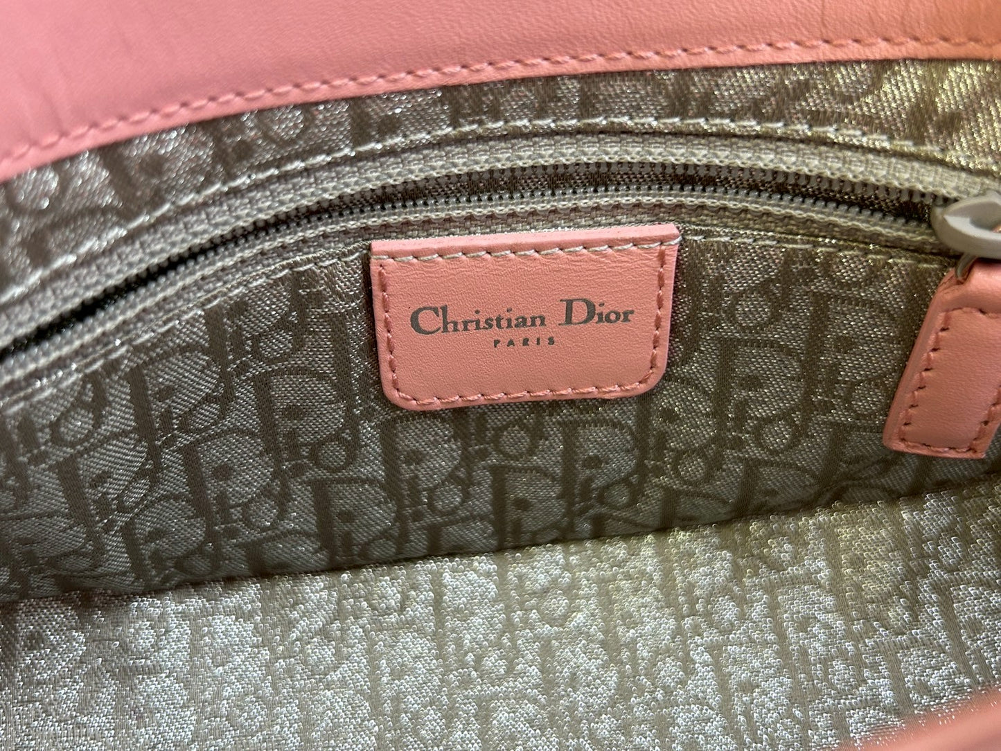 Dior Women's Galliano-era one-shoulder bag, pink