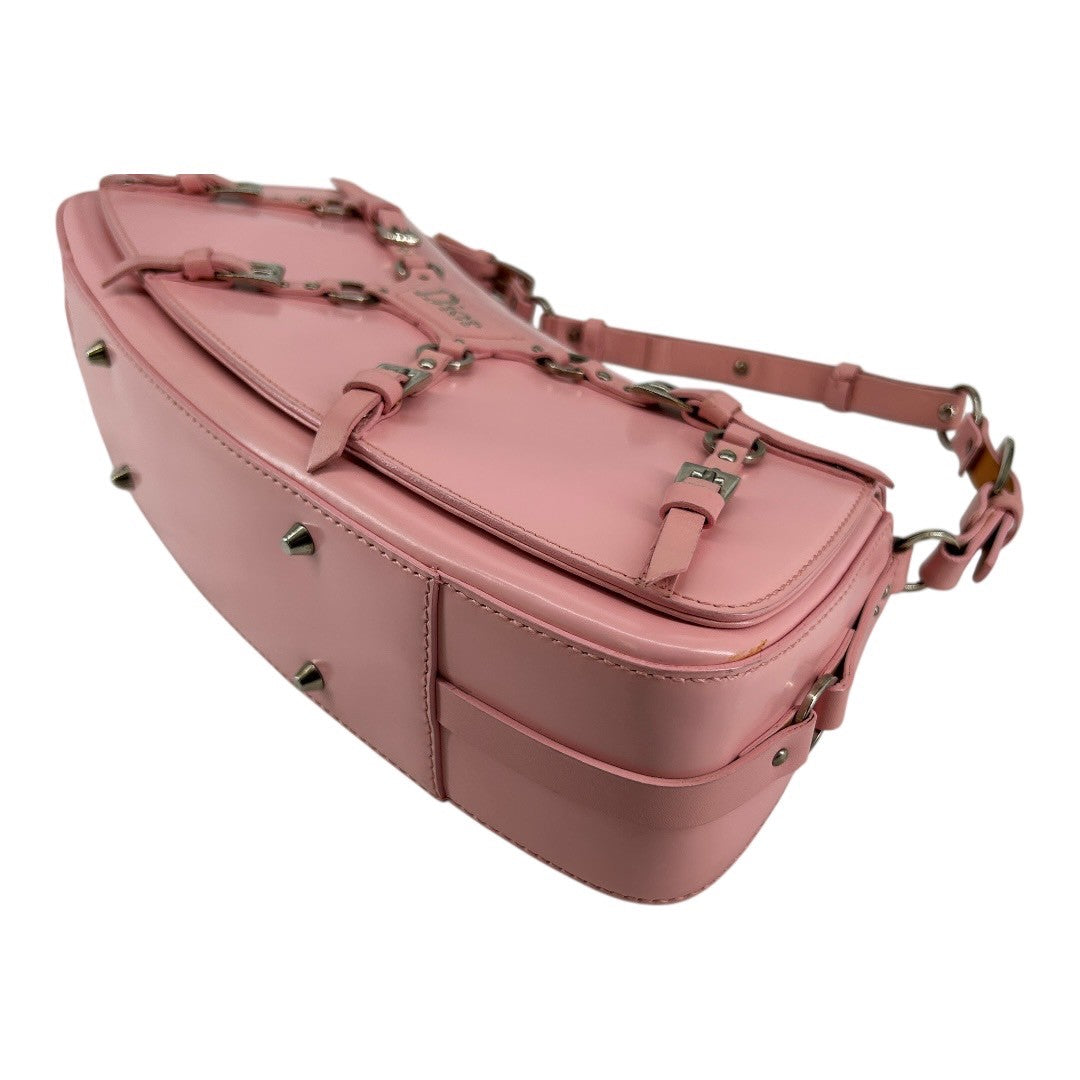 Dior Women's Galliano-era one-shoulder bag, pink