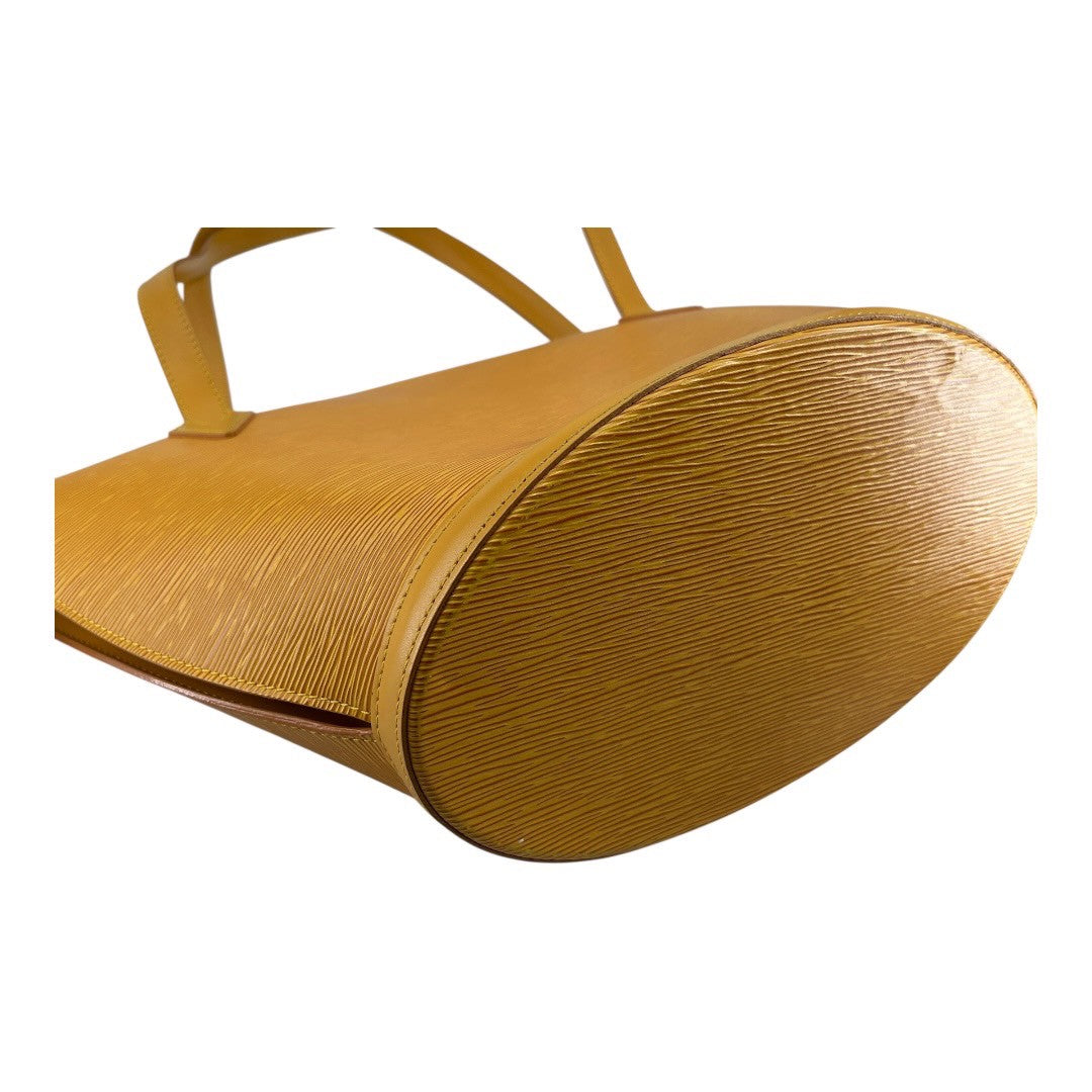 Louis Vuitton Epi Yellow Shoulder Bag M52269 Saint Jacques Shopping