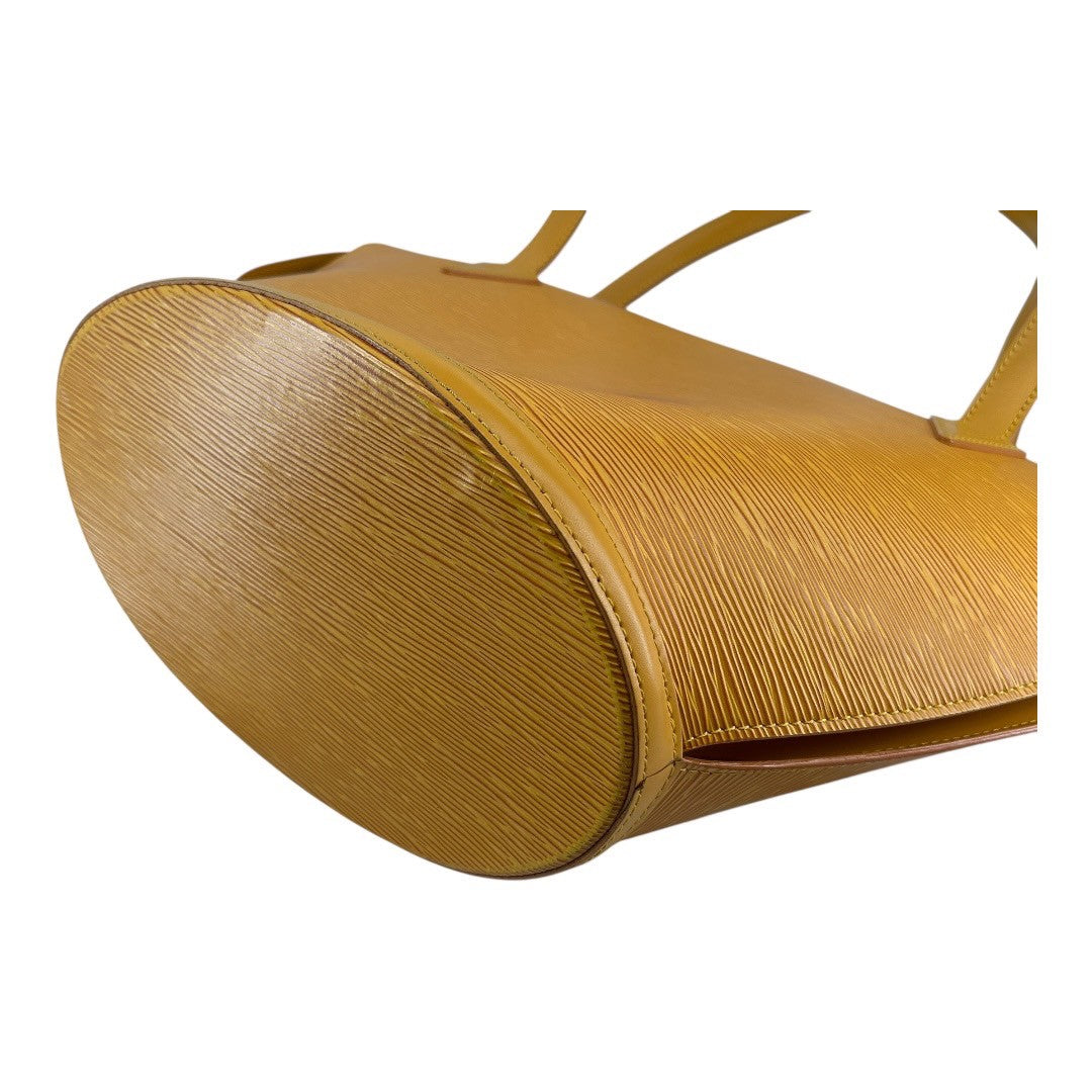 Louis Vuitton Epi Yellow Shoulder Bag M52269 Saint Jacques Shopping