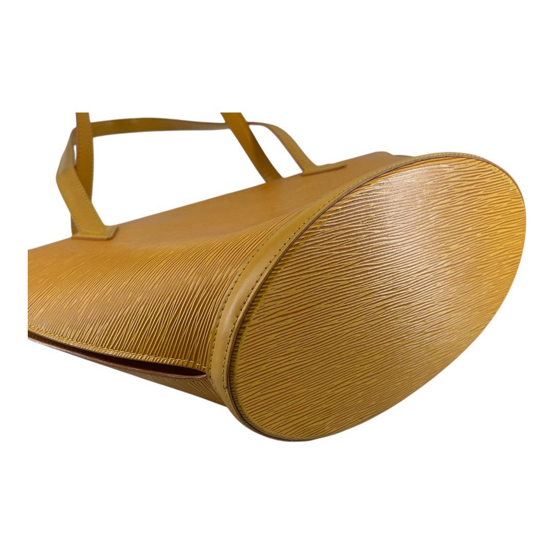 Louis Vuitton Epi Yellow Shoulder Bag M52269 Saint Jacques Shopping