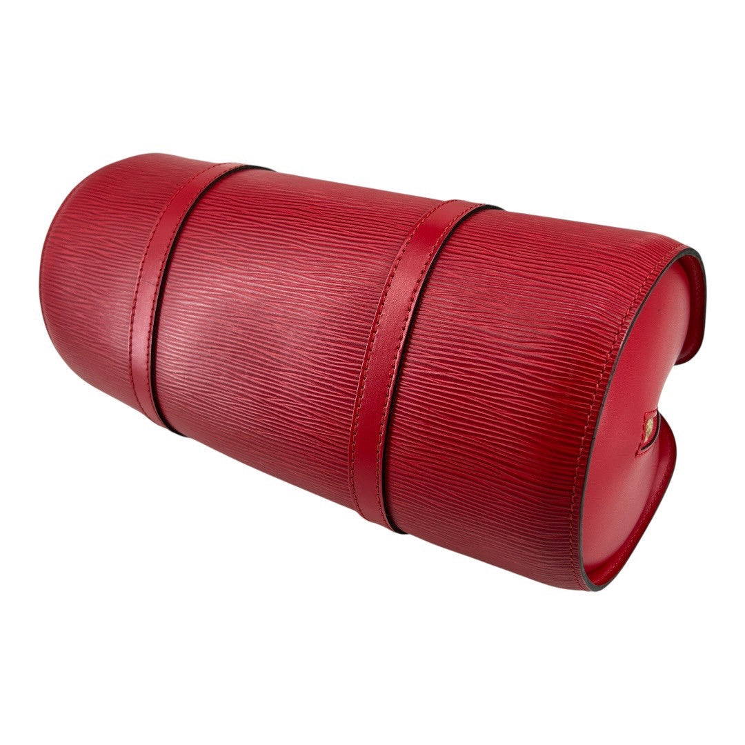 Louis Vuitton Women's handbag in red, Epi leather
