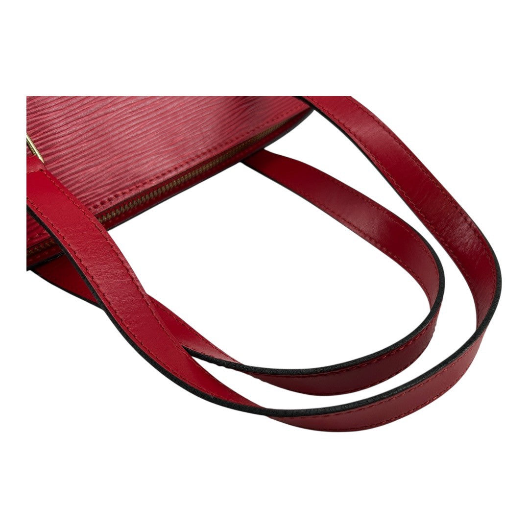 Louis Vuitton Women's handbag in red, Epi leather