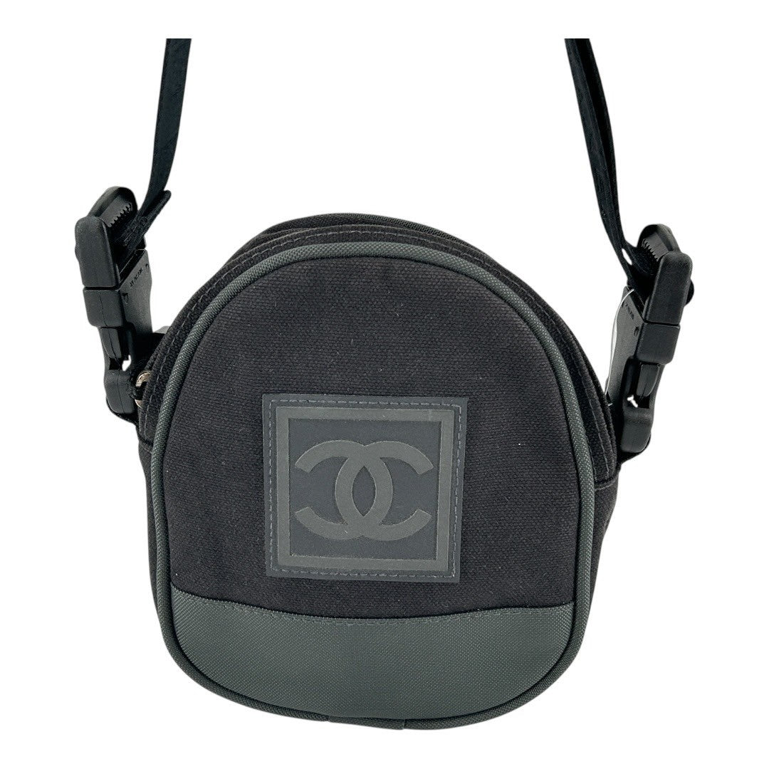 CHANEL Shoulder bag, sports canvas, pouch