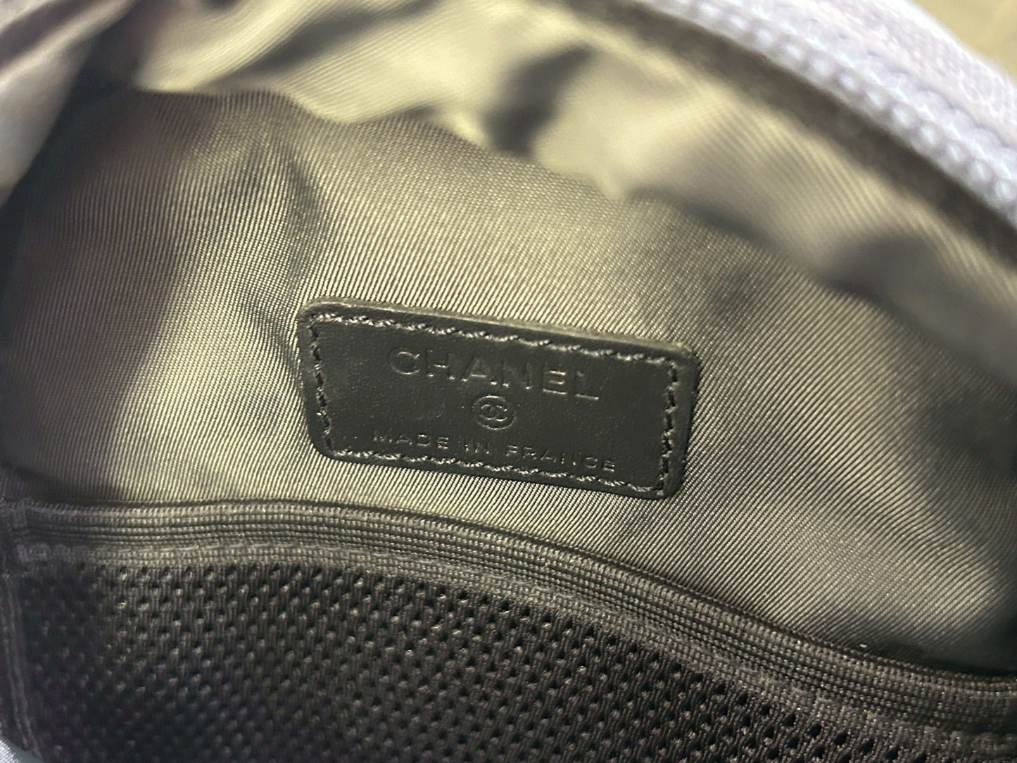 CHANEL Shoulder bag, sports canvas, pouch