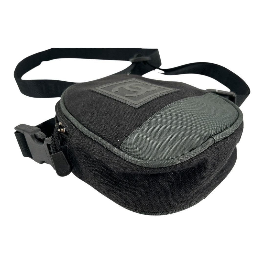 CHANEL Shoulder bag, sports canvas, pouch