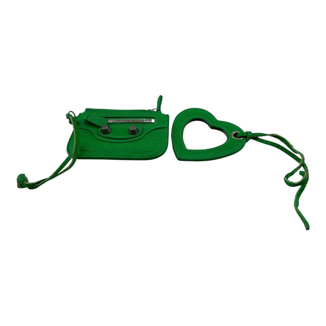 BALENCIAGA Le Cagoule Green Shoulder Bag