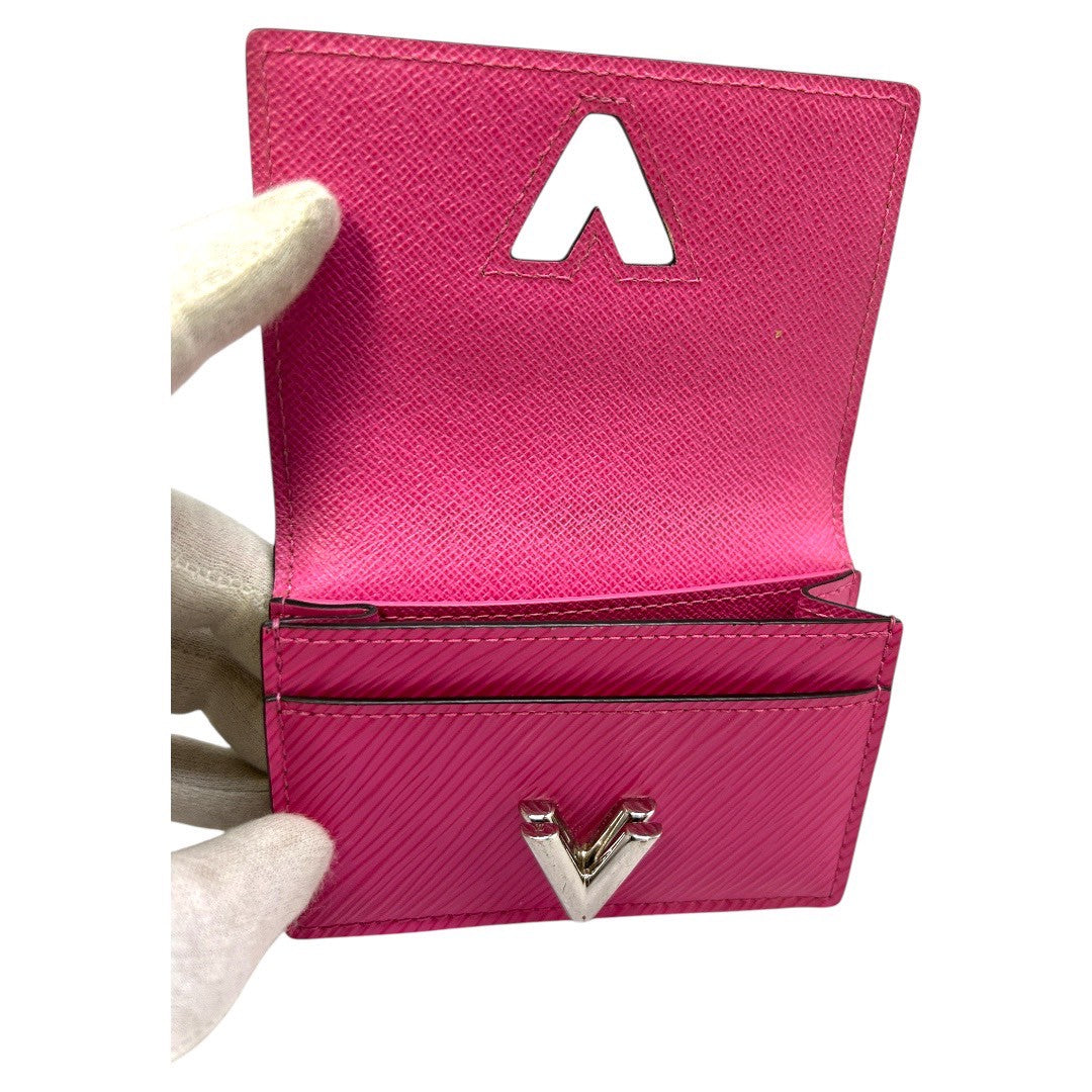 Louis Vuitton Business card holder Twist pink