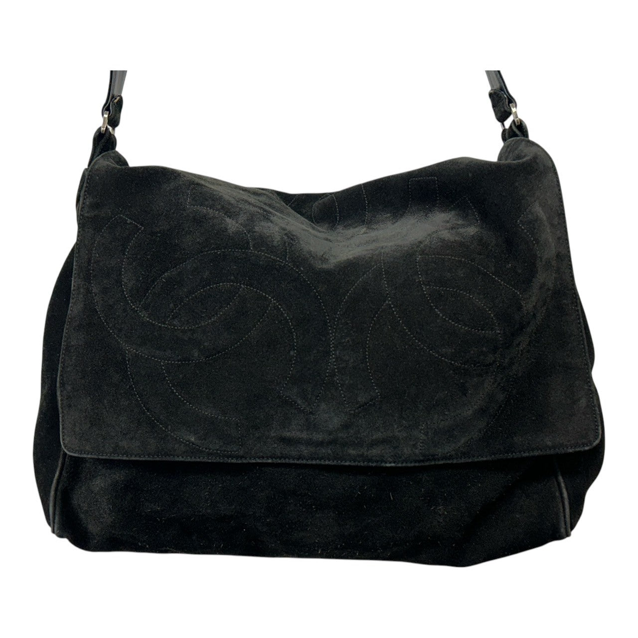 CHANEL suede Messenger Bag