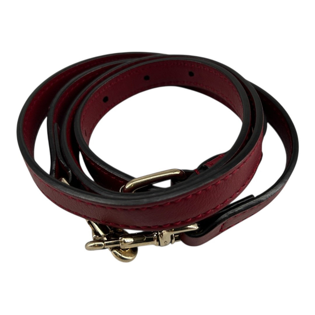 GUCCI　Women's shoulder bag in red GG canvas