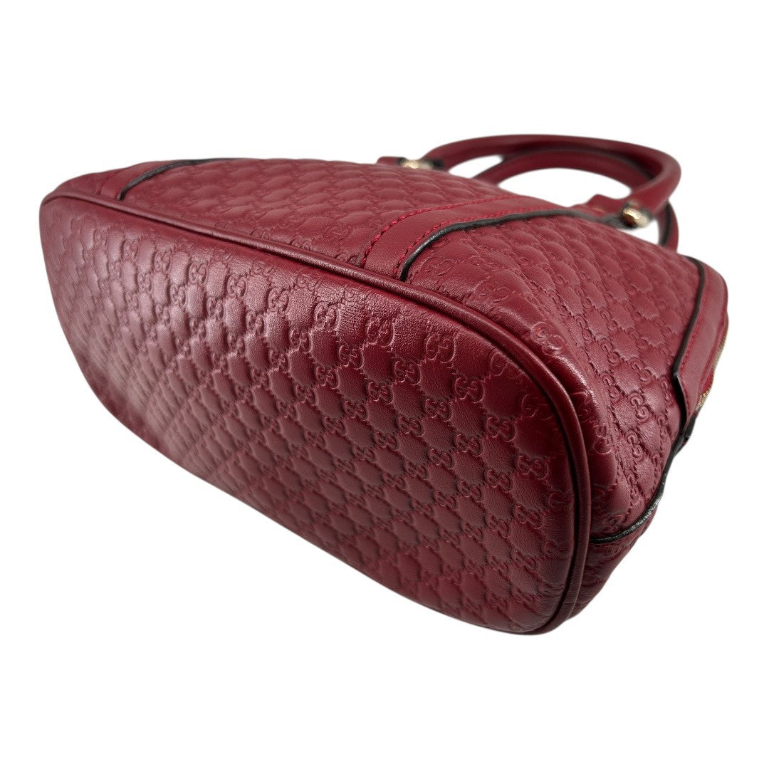 GUCCI　Women's shoulder bag in red GG canvas