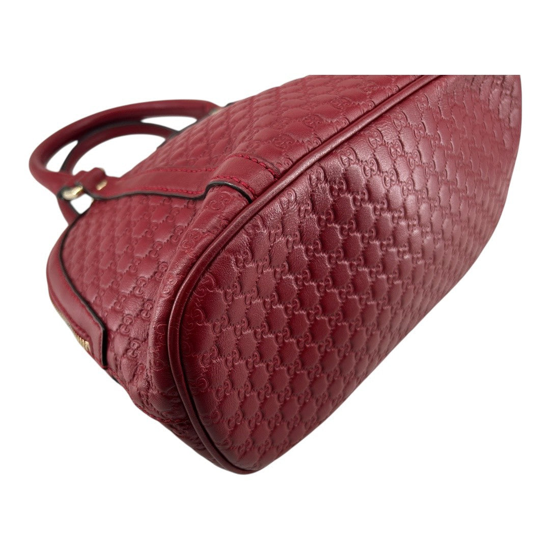 GUCCI　Women's shoulder bag in red GG canvas