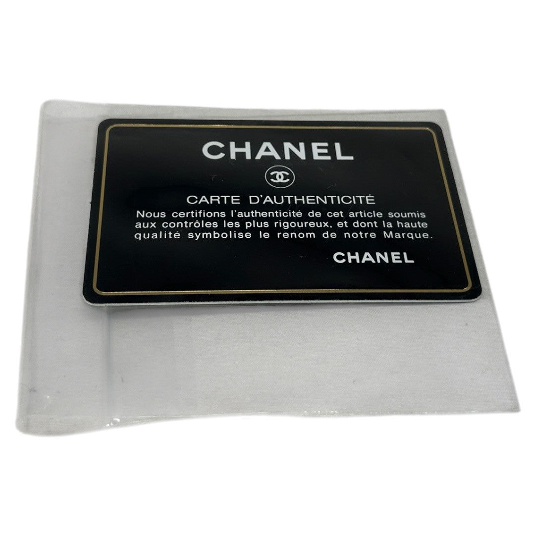 CHANEL　Round zipper　wallet　 yellow