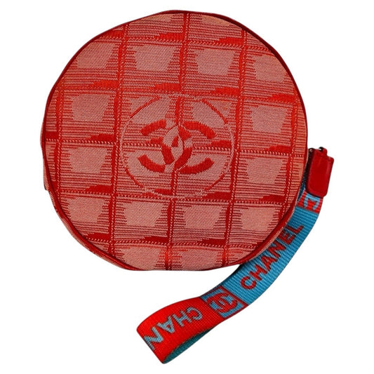 CHANEL　Pouch Round red
