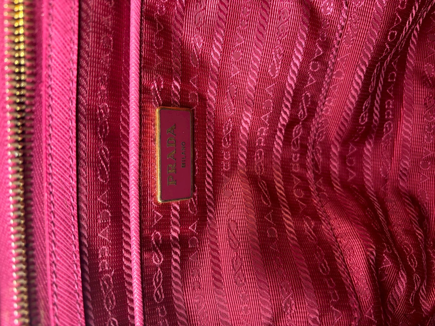 PRADA　Saffiano　Shoulder bags　pink