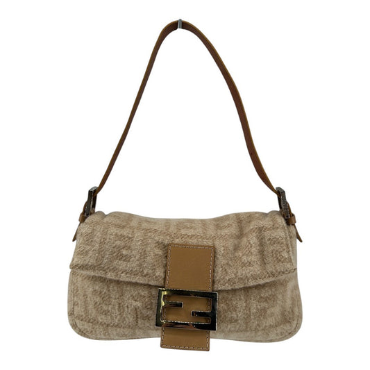 Fendi  Women's Mamma Bucket Zucca Wool Handbag