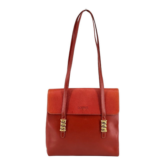 LOEWE　Shoulder bag　leather　 red