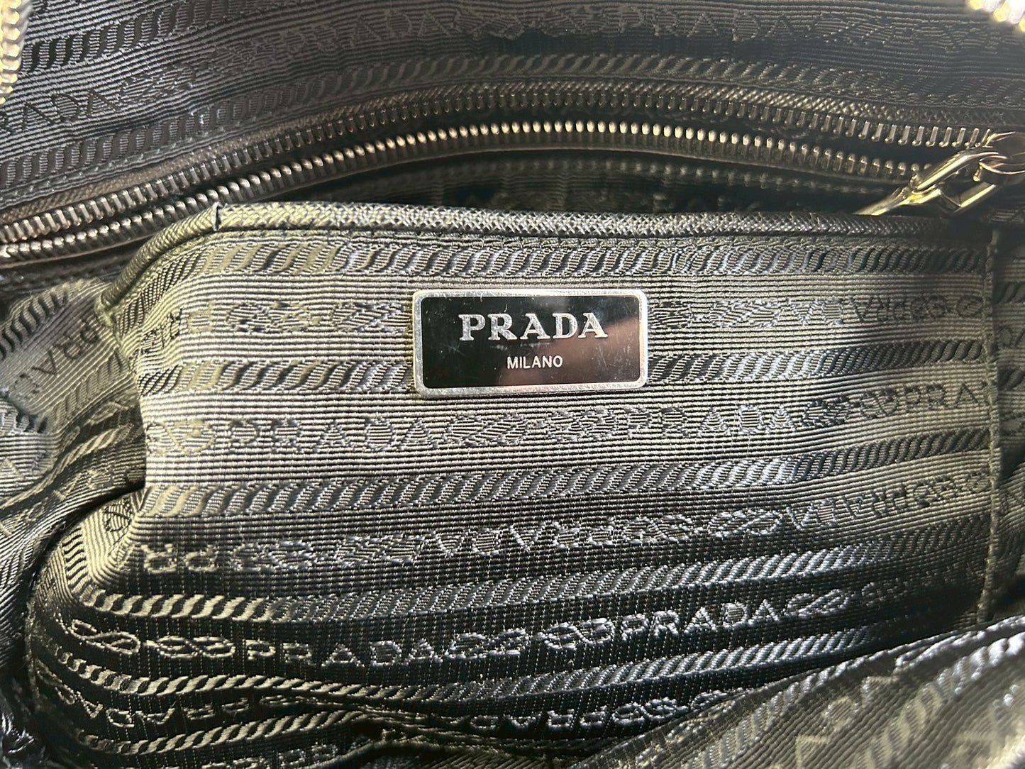 PRADA　Shoulder bag, triangle, ladies' handbag