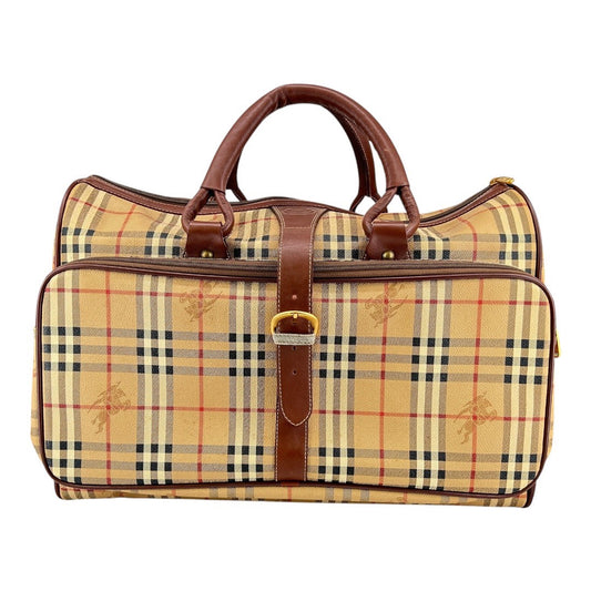 Burberry  Boston bag with Nova check and horse logo