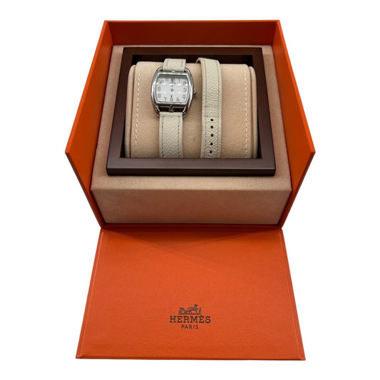 HERMES  Cape Cod Tonneau watch with box