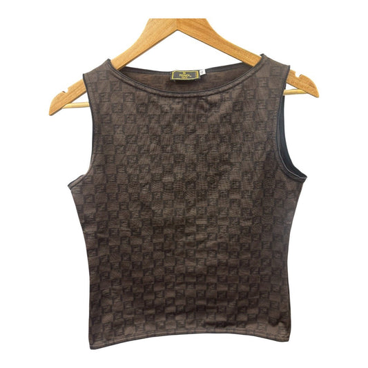 Fendi  Apparel, Sleeveless, Zucca, Summer