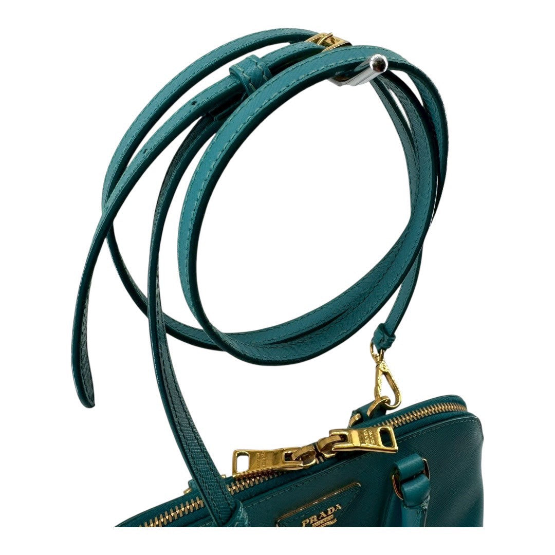PRADA　2way shoulder bag, handbag, saffiano, blue