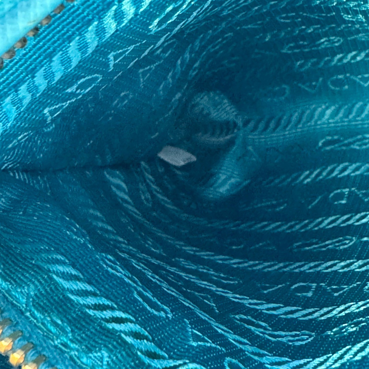 PRADA　2way shoulder bag, handbag, saffiano, blue