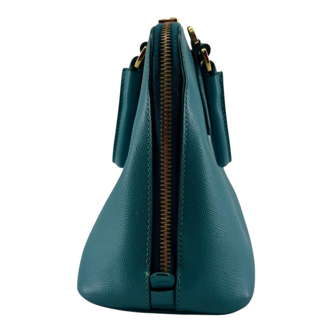 PRADA　2way shoulder bag, handbag, saffiano, blue