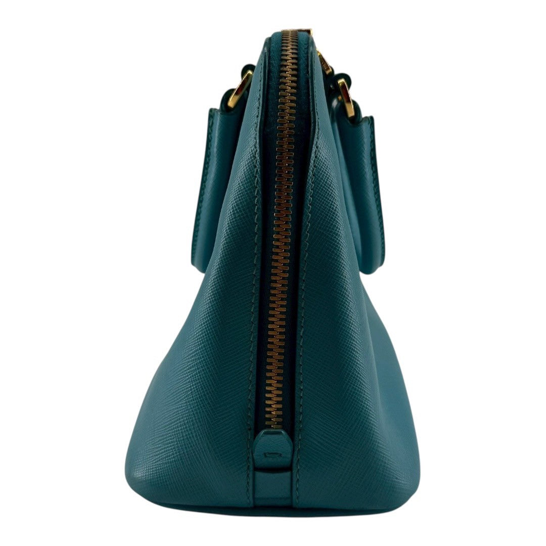 PRADA　2way shoulder bag, handbag, saffiano, blue