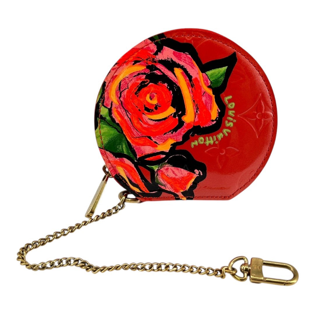 Louis Vuitton　Incase Accessories Vernis Rose Porte Monnaie Chapeau