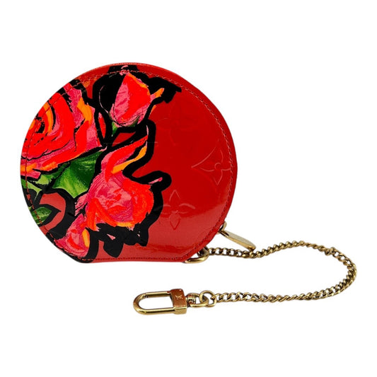 Louis Vuitton　Incase Accessories Vernis Rose Porte Monnaie Chapeau
