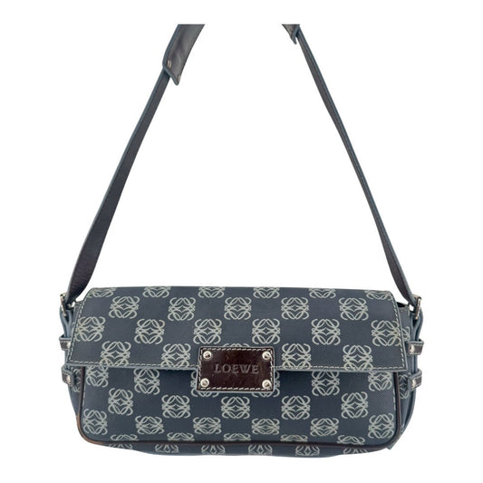 LOEWE　Lens Shoulder Bag Leather Anagram PVC