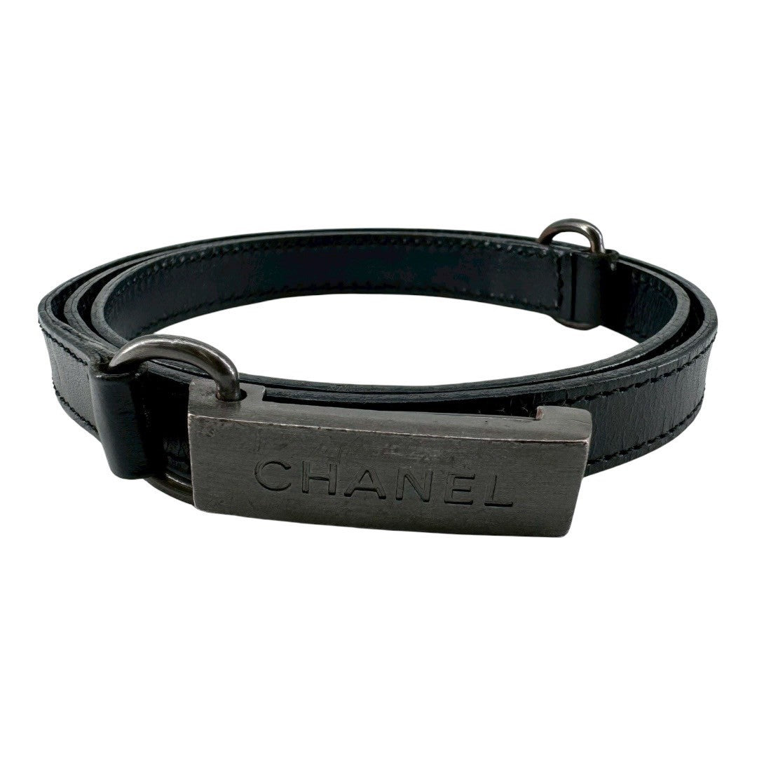 CHANEL  Women's Belts, Leather, Logo, Accessories