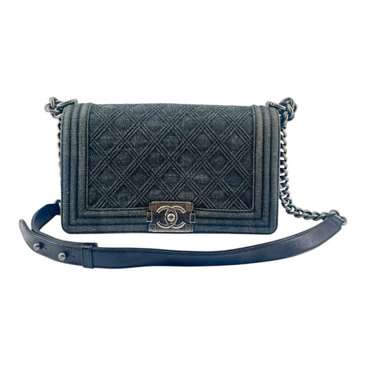 CHANEL  Shoulder bag denim boy chanel