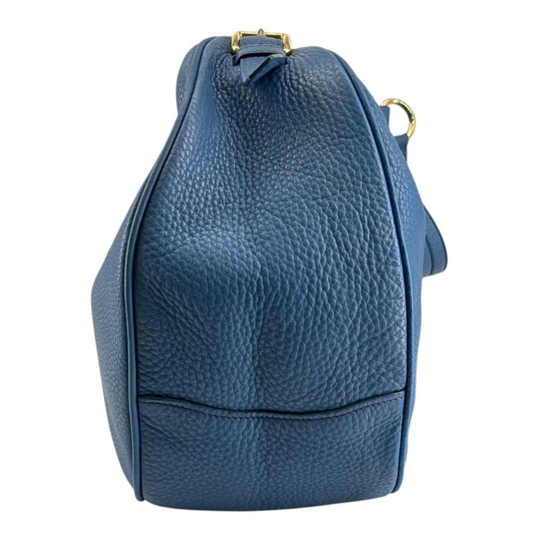 PRADA　普拉達　Shoulder bag for women in blue leather