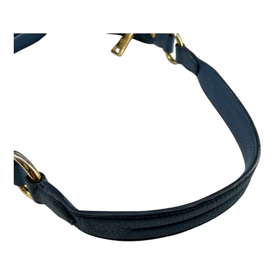 PRADA　普拉達　Shoulder bag for women in blue leather