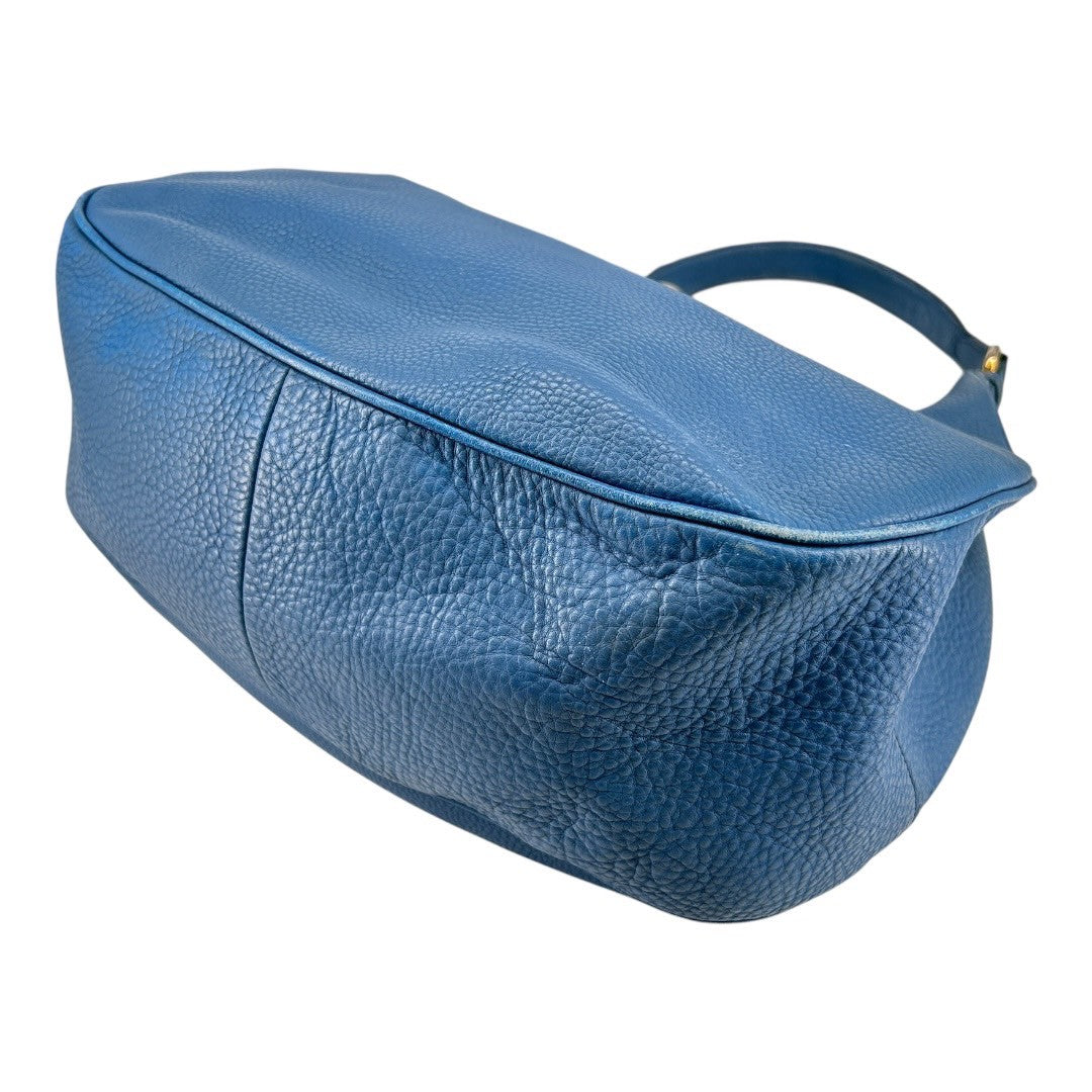 PRADA　普拉達　Shoulder bag for women in blue leather