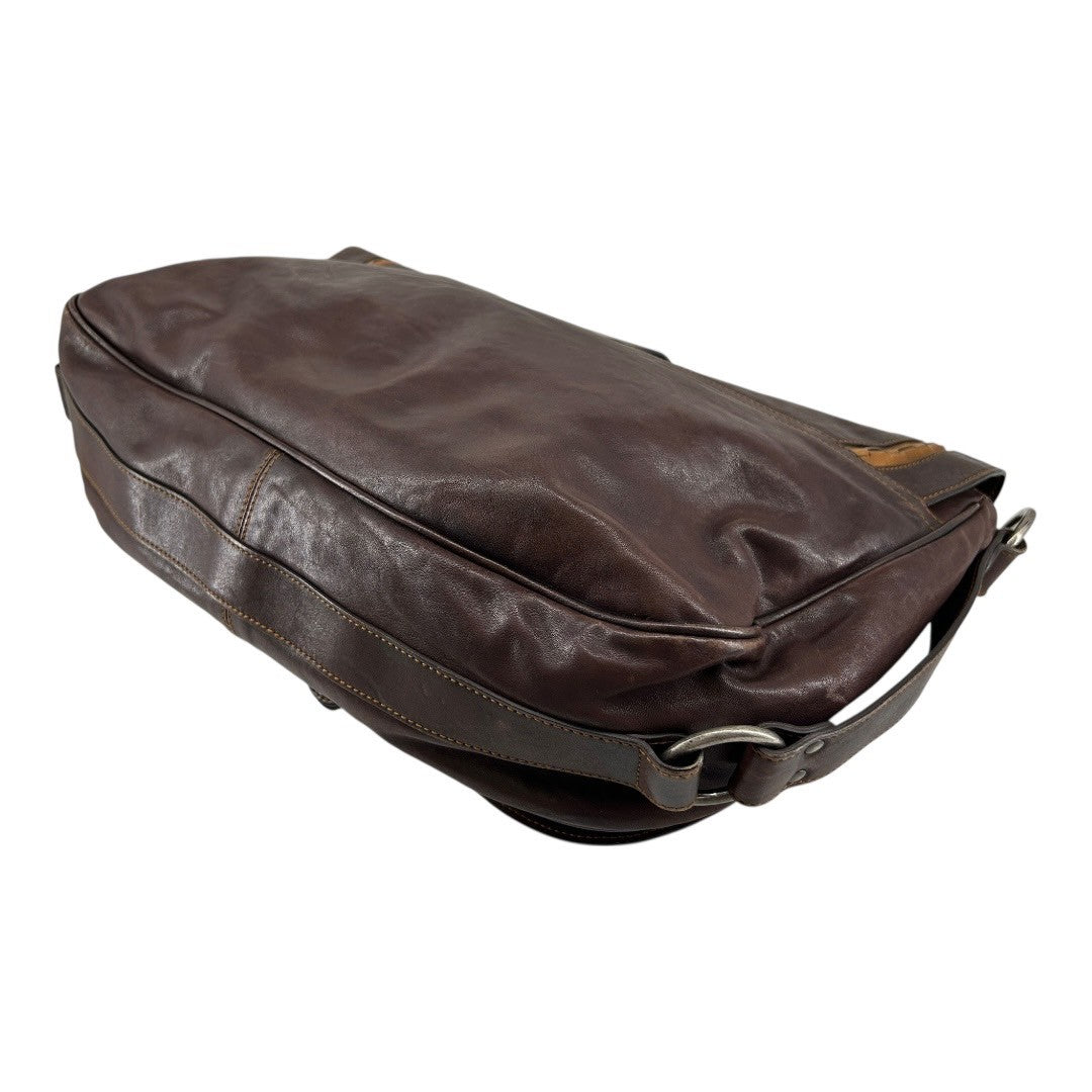 Dior　Saddle Gaucho Calf Leather Shoulder Bag