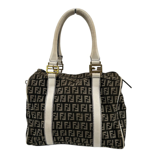 Fendi　Women's Zucca Mini Boston Handbag