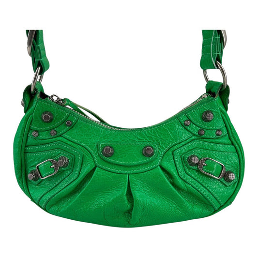 BALENCIAGA　Le Cagoule Green Shoulder Bag