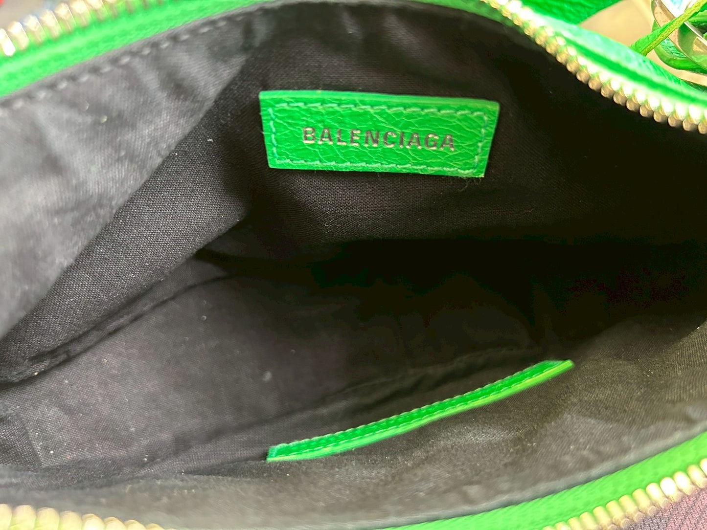 BALENCIAGA　Le Cagoule Green Shoulder Bag